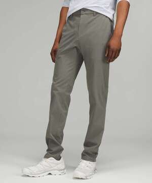 Lululemon Mens Commission Slim Fit Pants Ventlight Size 29 Grey Sage Casual